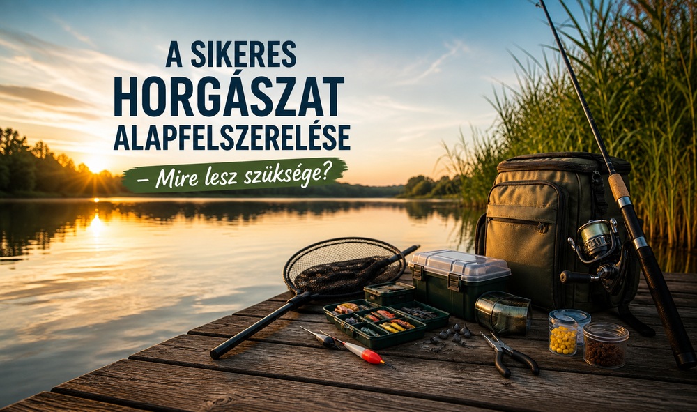 A sikeres horgászat alapfelszerelése – Mire lesz szüksége?