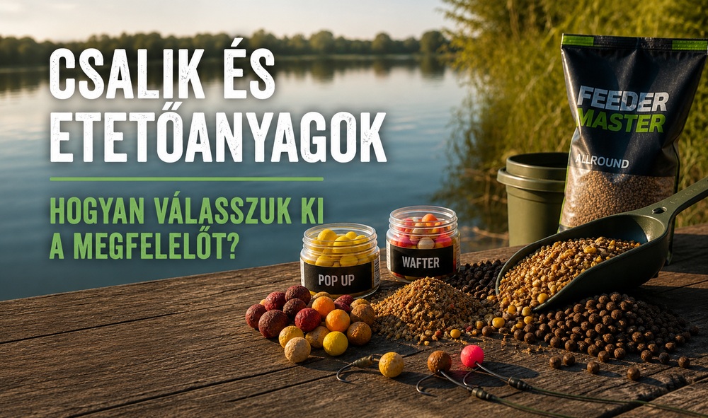 Csalik és etetőanyagok – Hogyan válasszuk ki a megfelelőt?