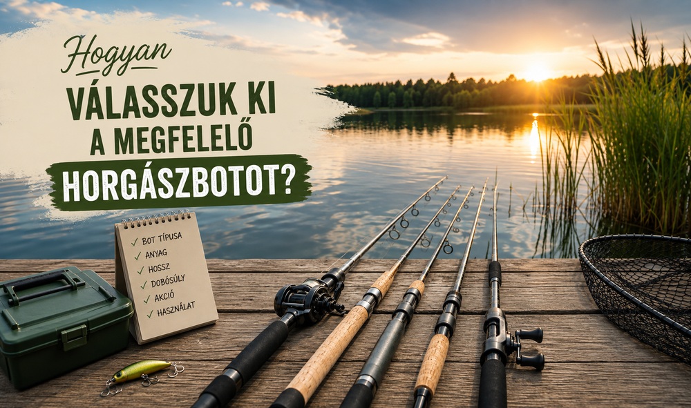 Hogyan válasszuk ki a megfelelő horgászbotot?